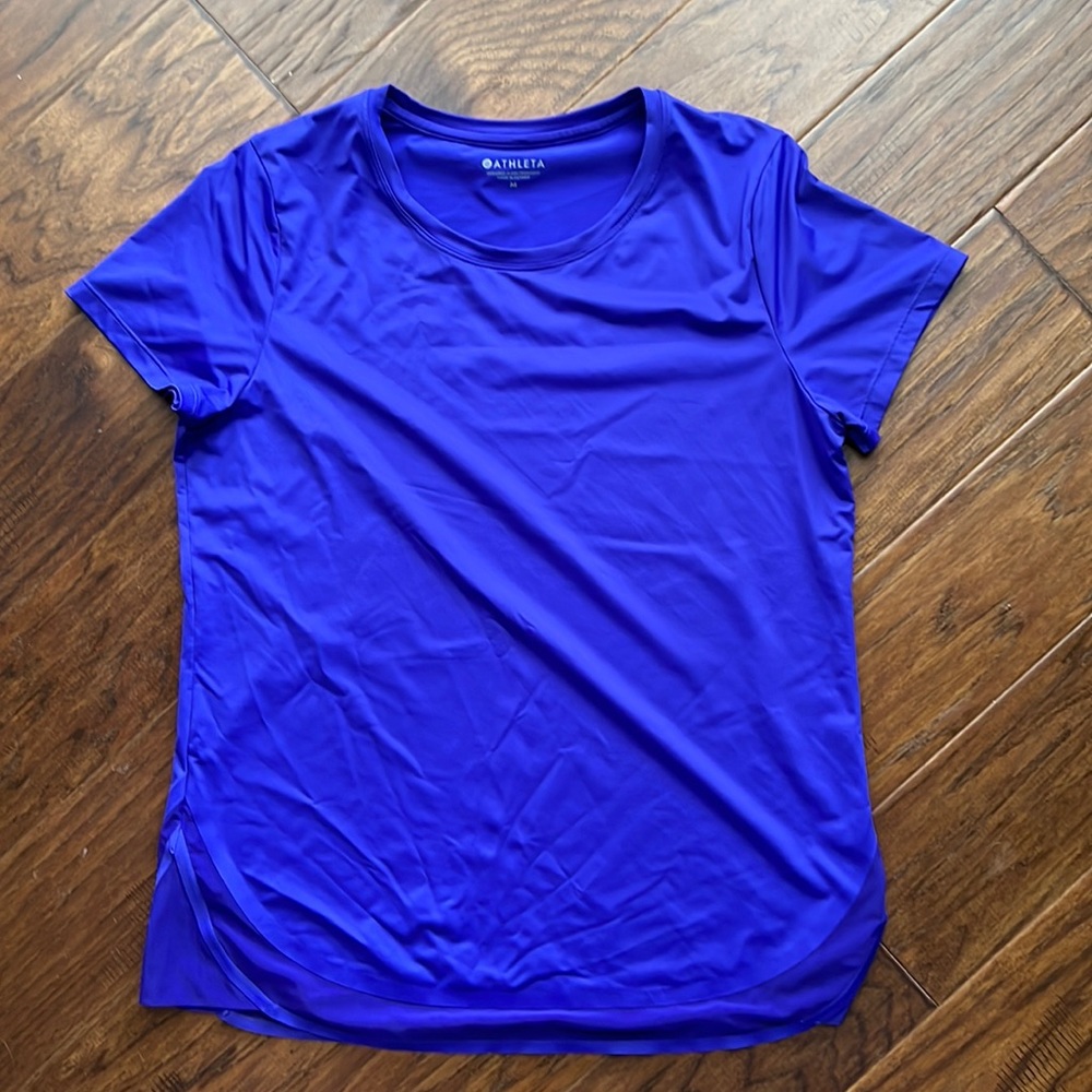 Athleta short sleeve  blue/purple